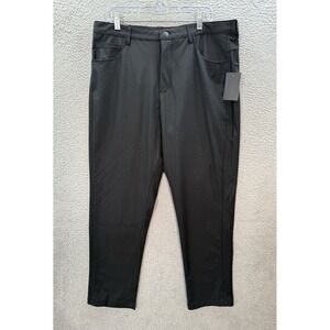 Quiksilver Pants Mens 36x30 Black Slim Fit Stretch Tech Woven Pant Performance